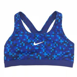 Nike DRI FIT royal blue sports bra, medium,